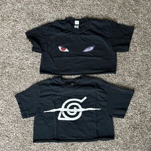 Naruto cropped cotton T-shirt bundle